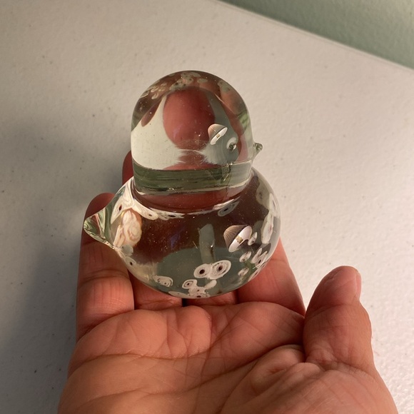 Vintage Lefton Art Glass Bird Figurine Paperweight - Picture 7 of 8